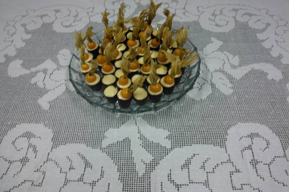 Copinhos de chocolate