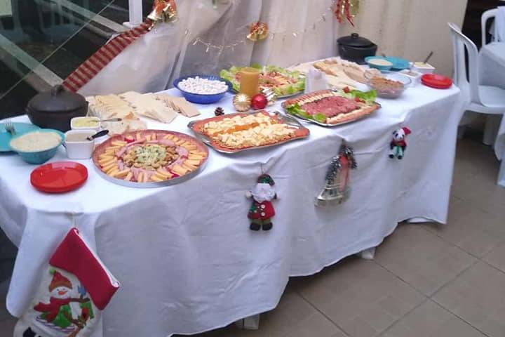 Jantar de natal Cleo e Cris