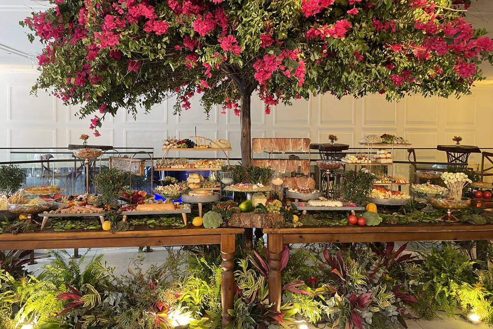 Mesa do buffet
