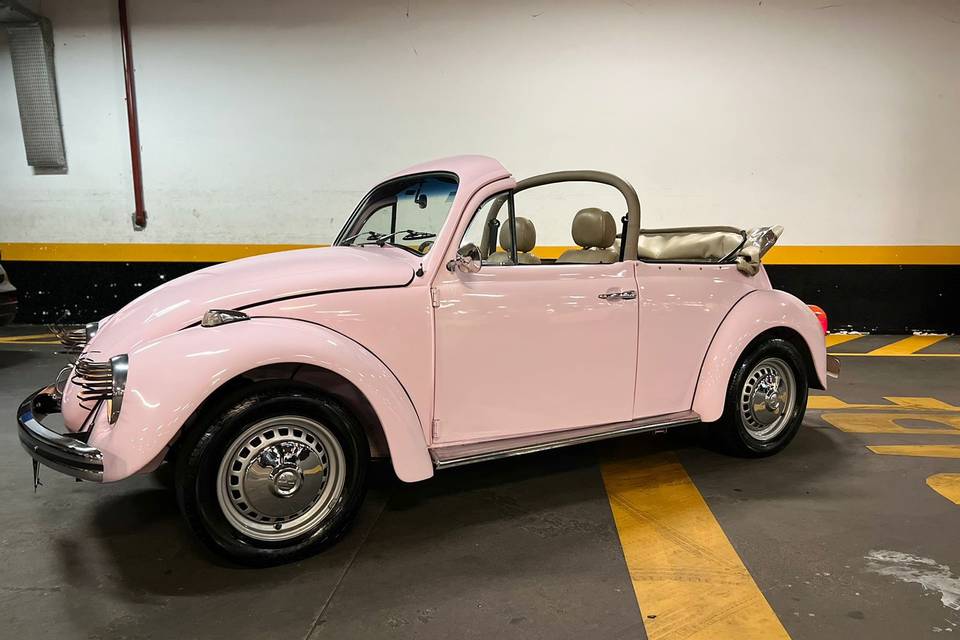 Fusca Rosa Conversivel