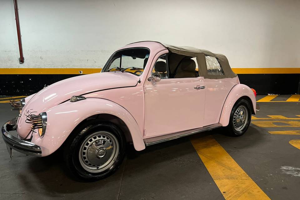 Fusca Rosa Conversivel