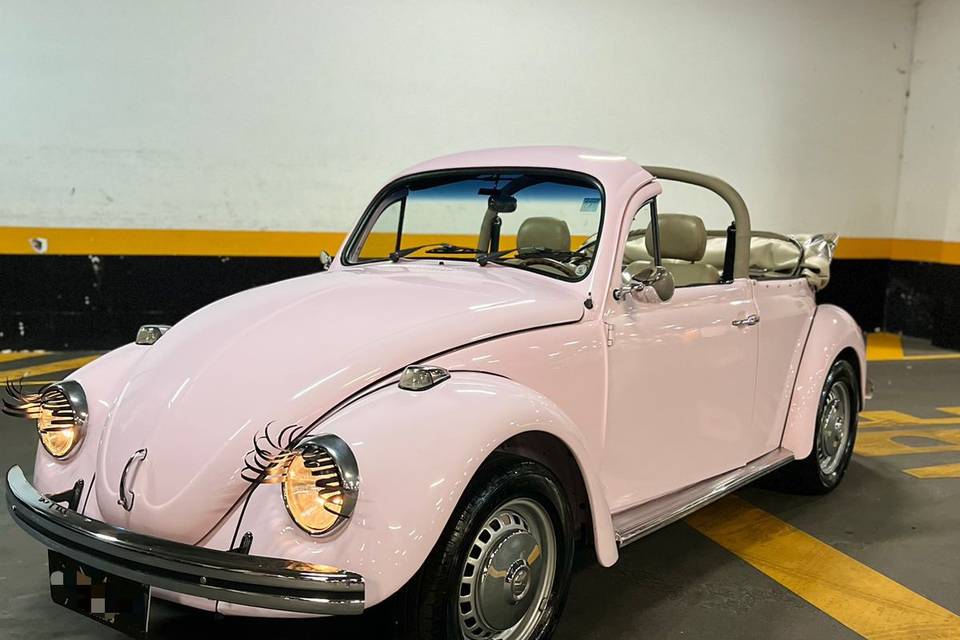 Fusca Rosa Conversivel