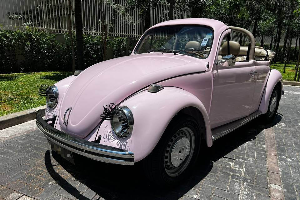 Fusca Rosa Conversivel