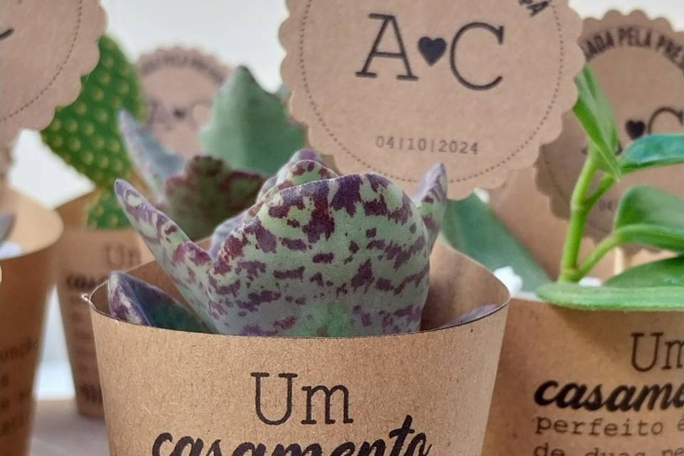 Personalização no papel craft