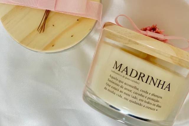 Velas padrinhos e madrinhas