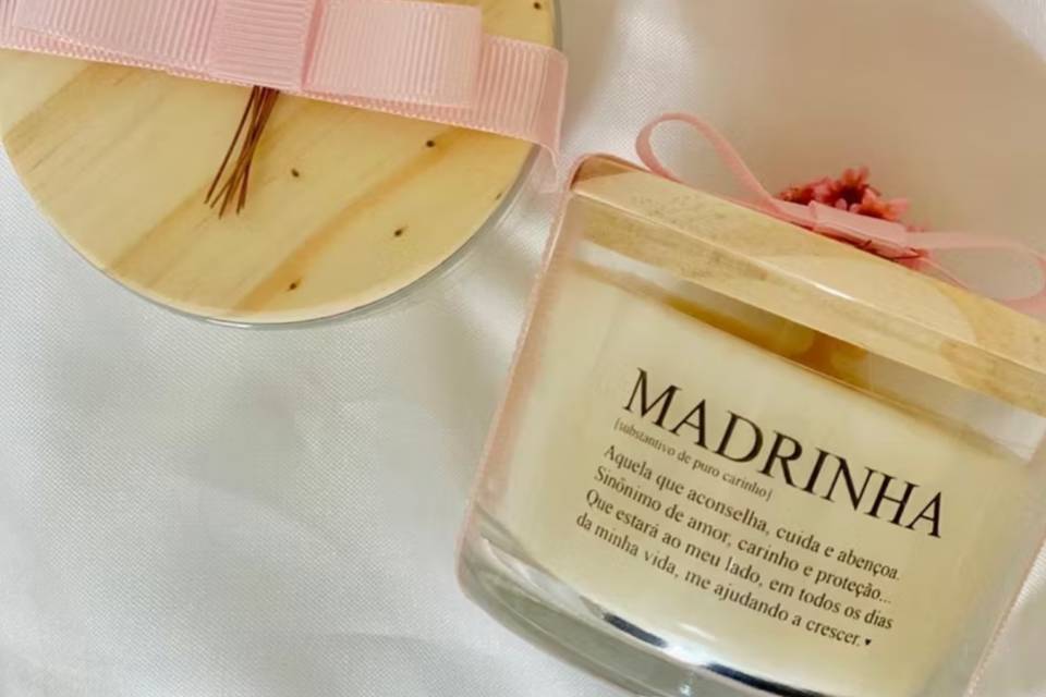 Velas padrinhos e madrinhas