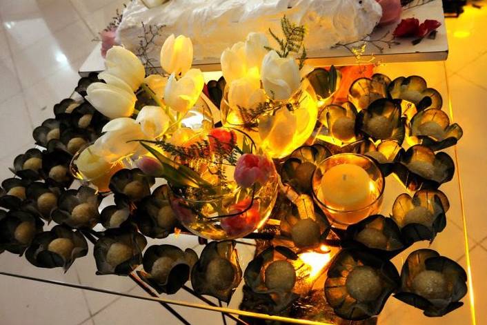 Mesa com doces