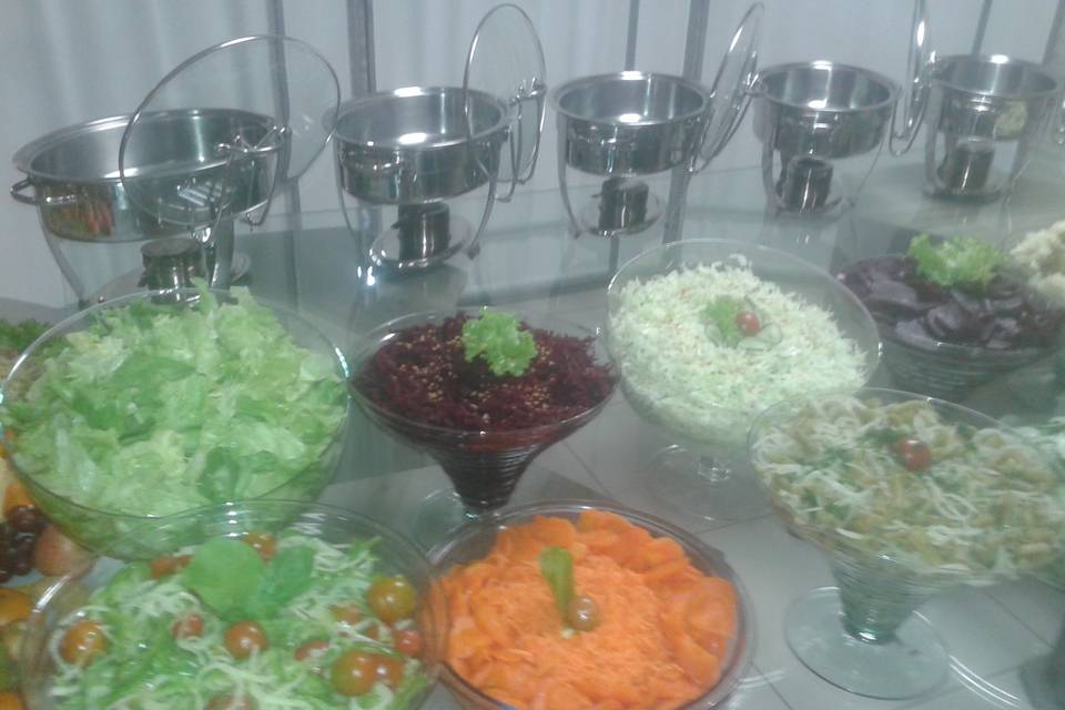 Saladas decoradas