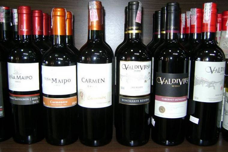 Variedade de vinhos