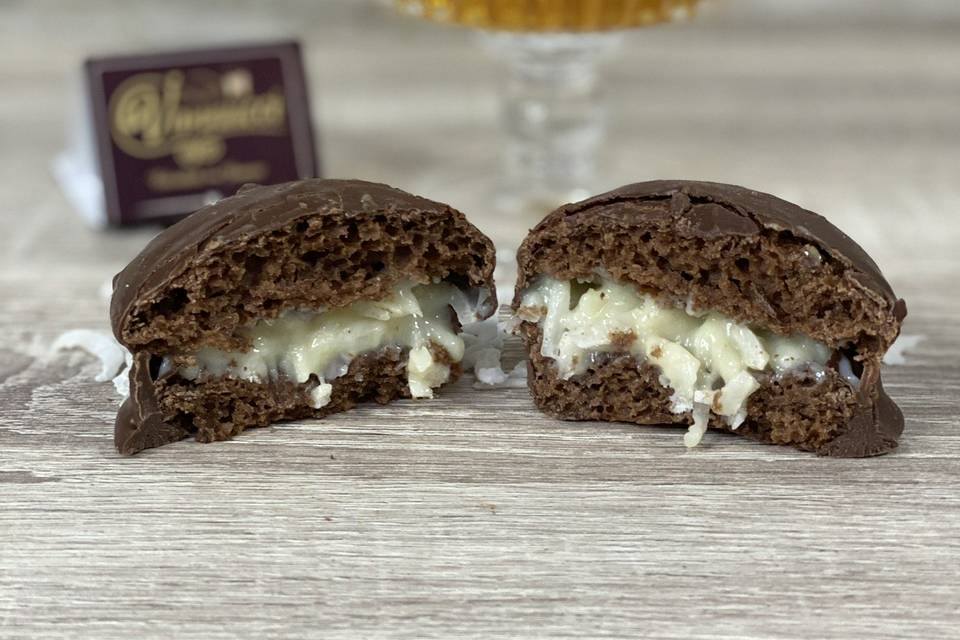 Pão de mel brig de coco