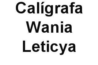 Calígrafa Wania Leticya
