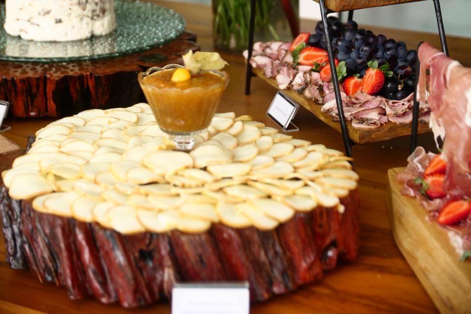 Mesa de frios e antepastos