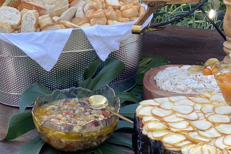 Mesa de frios e antepastos