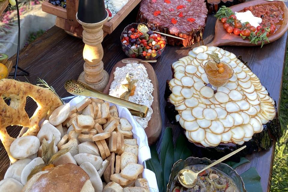 Mesa de frios e antepastos