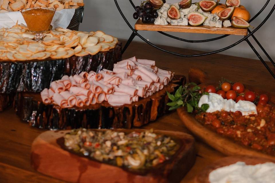 Mesa de frios e antepastos