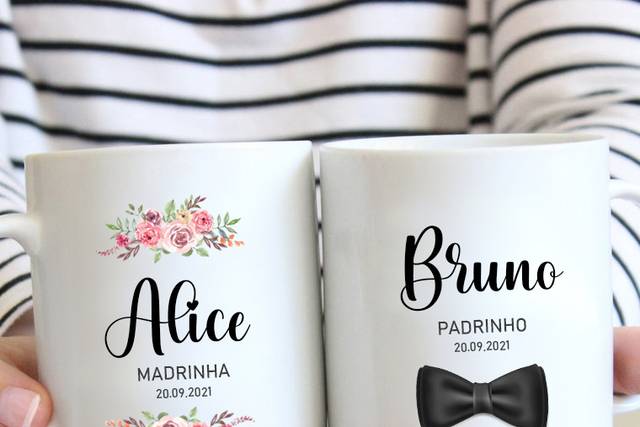 Caneca Personalizada Padrinhos