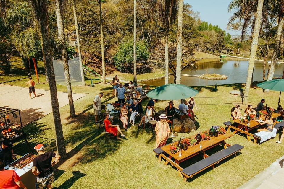 Casamento ao ar livre