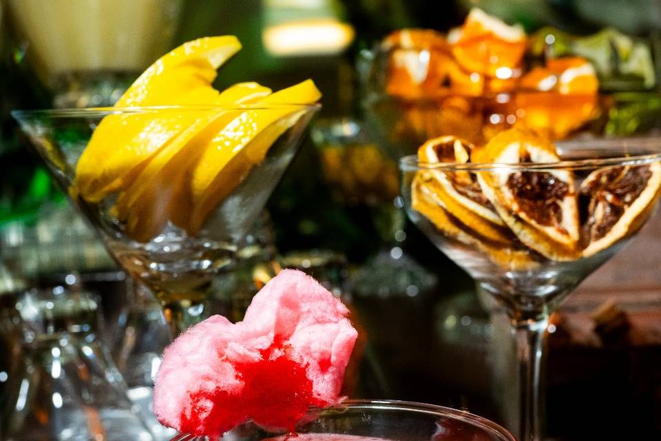 Drinks com algodão doce