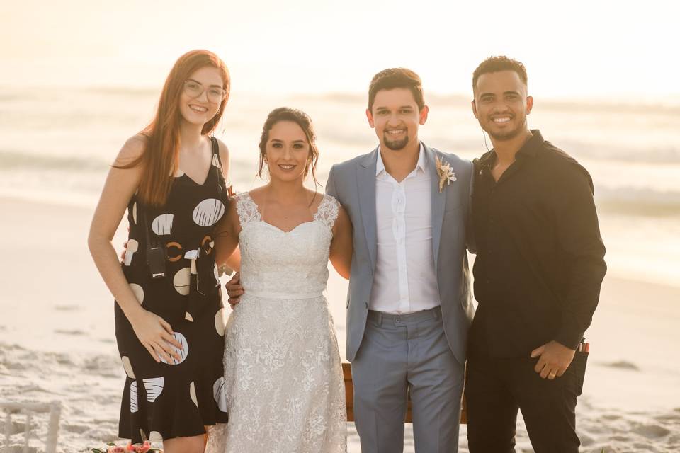 Casamento pé na areia