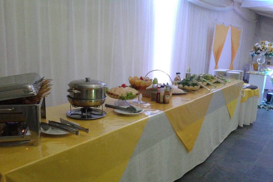 Mesa servico buffet