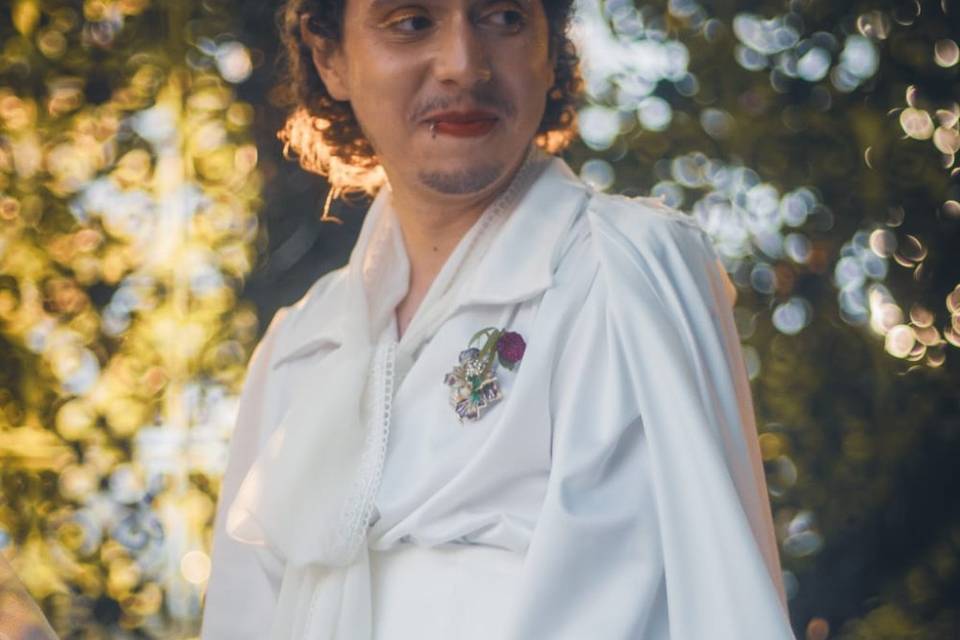 Look noiva Violeta