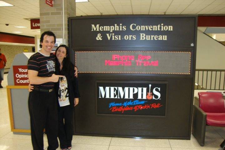 Visita a Memphis nos E.U.A.