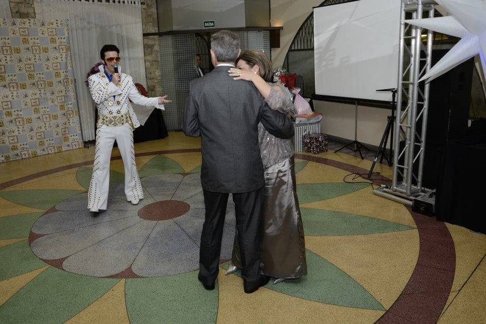 Show em festa de Bodas.