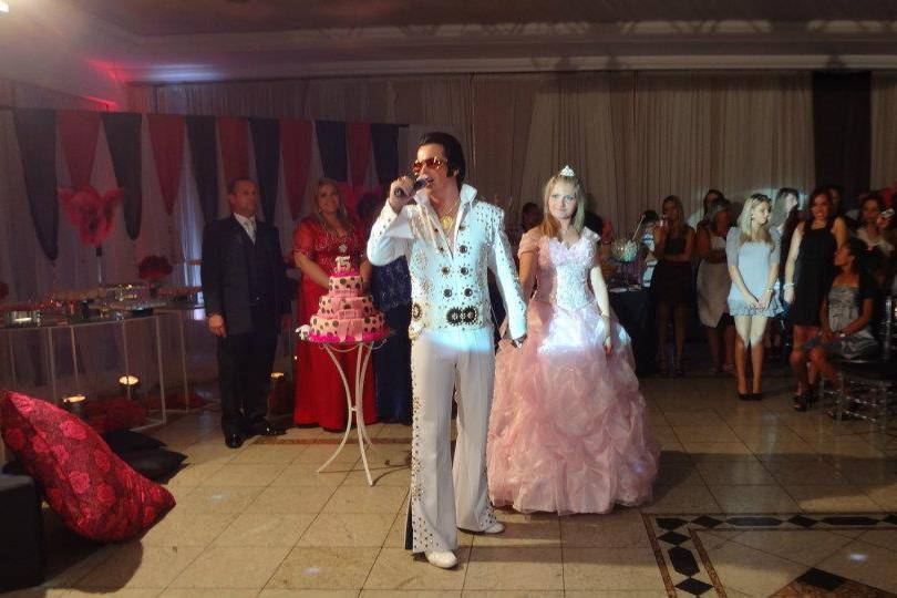 Show em festa de Debutantes