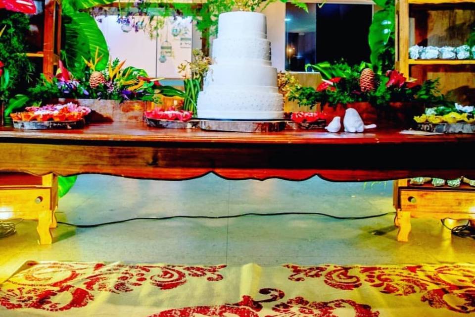 Mesa do bolo