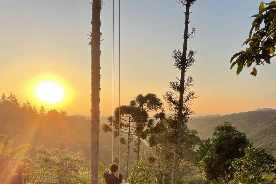 Lindo pôr do sol