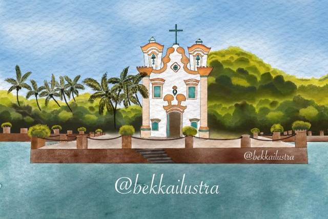 Aquarela para convite