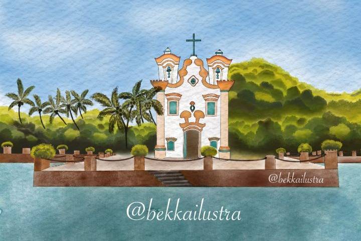 Aquarela para convite