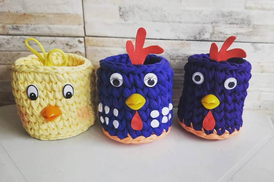 Cachepô para enfeite de mesa