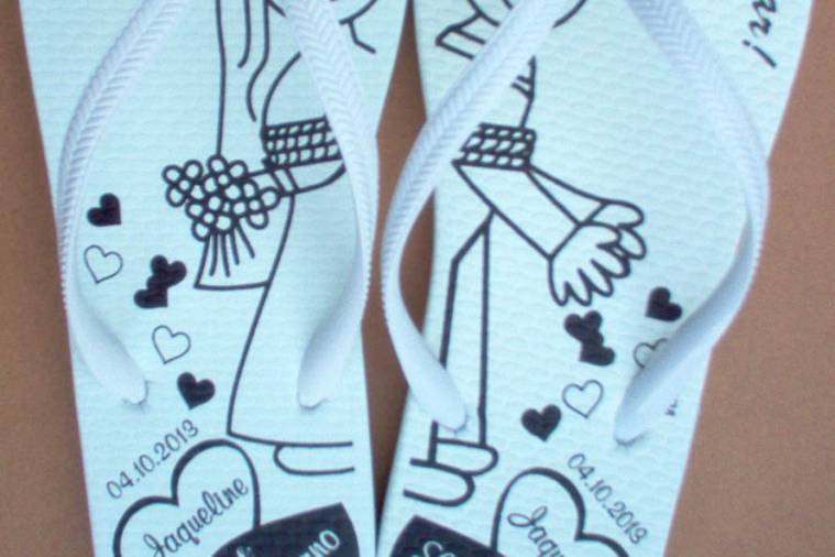 Chinelo para casamento