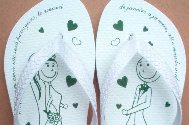 Chinelo personalizado