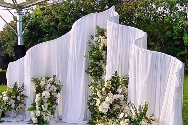 Altar de tecidos