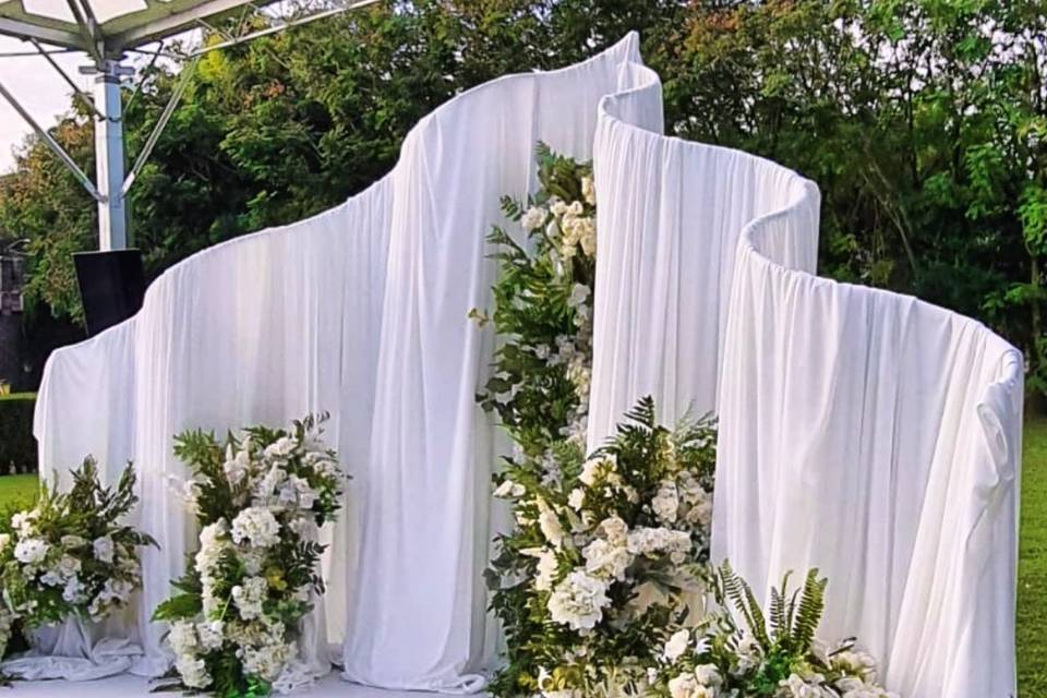 Altar de tecidos