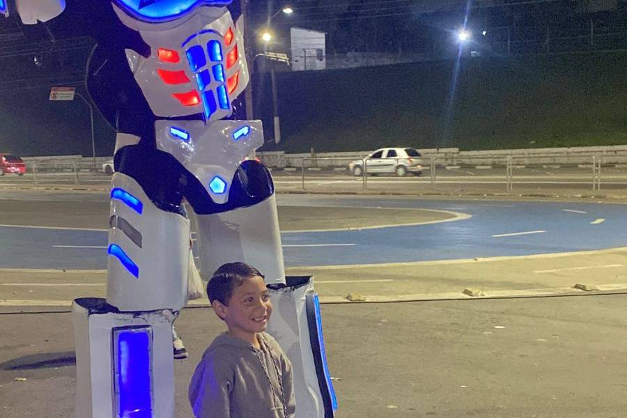 Robô de led