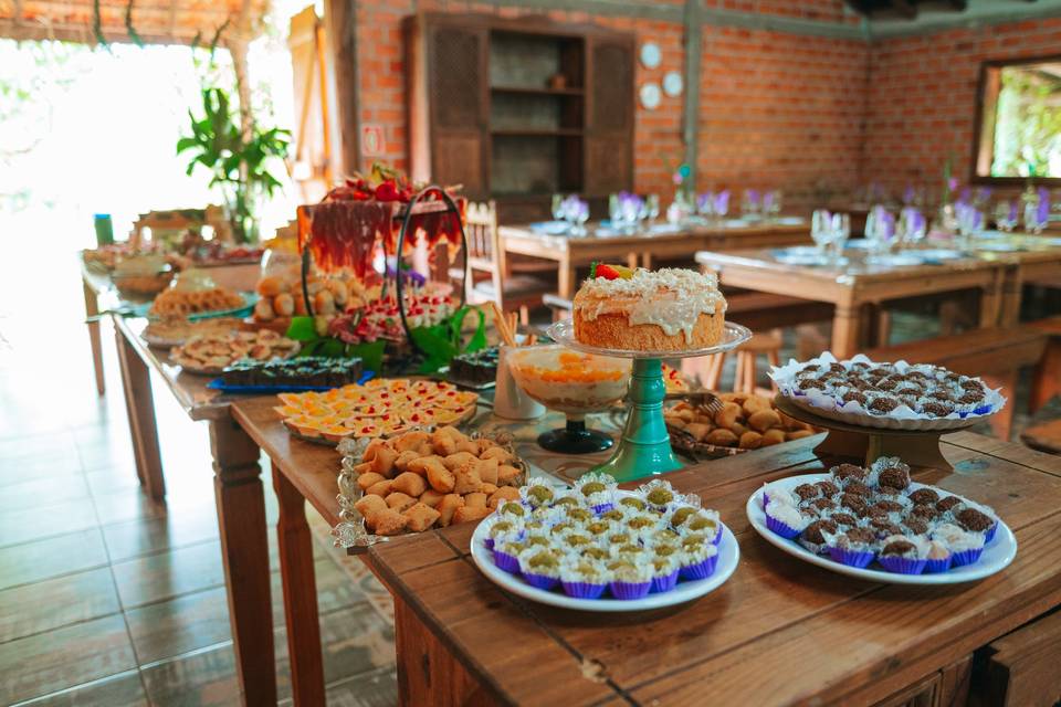 Buffet café colonial