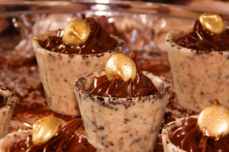 Copinho de café com nutella