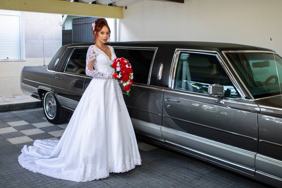 Pronta em sua limousine