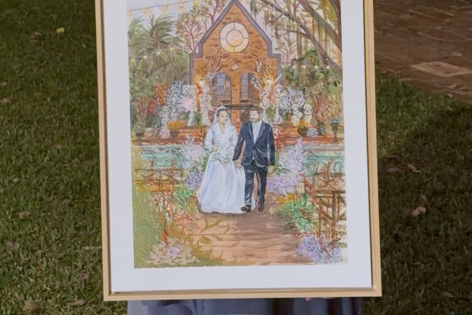 Obra de arte Renata e Rogério