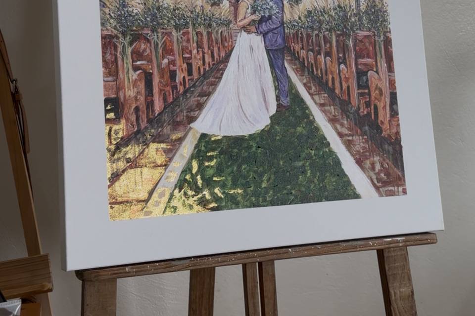Obra de arte Mariana e Devair