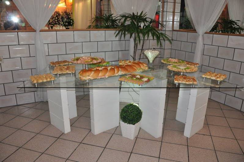 Decoração Mesa de lanches