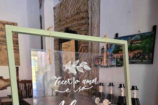 Lettering em painel