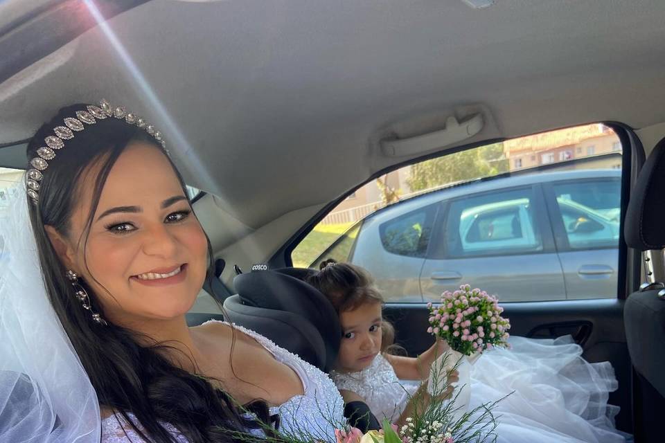 Noiva feliz