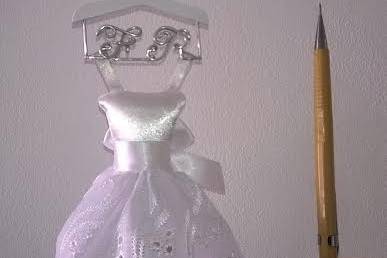 Mini vestido de noiva