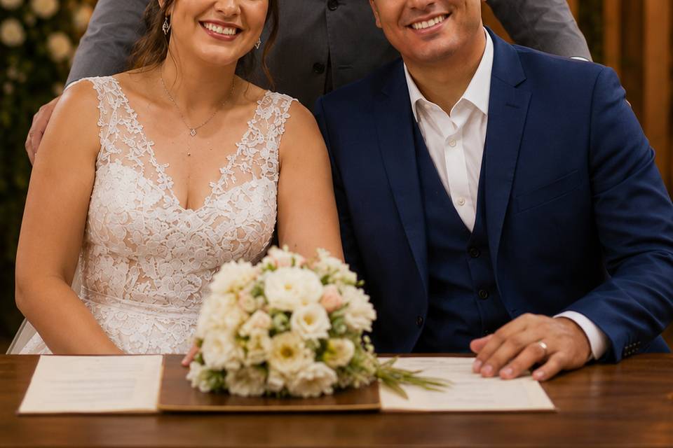 Foto com o Casal
