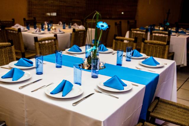 Decoração das mesas