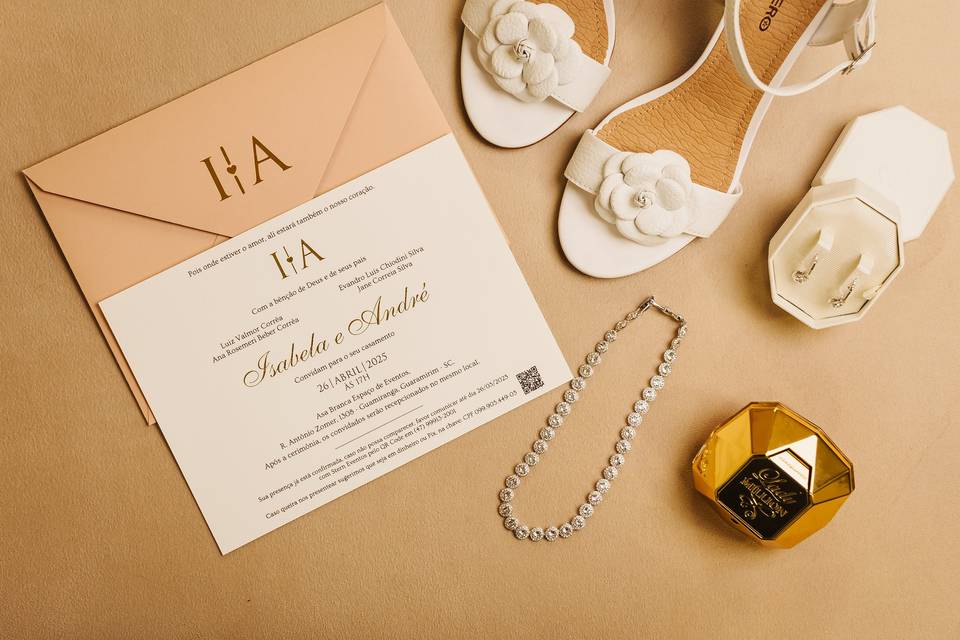 Convite de casamento